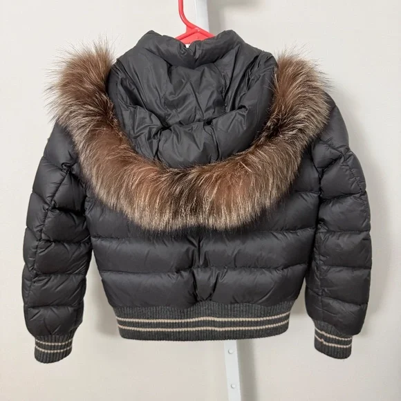 MONCLER JACKET WITH HOOD KIDS SIZE 8 130 CM - Picture 9 of 9